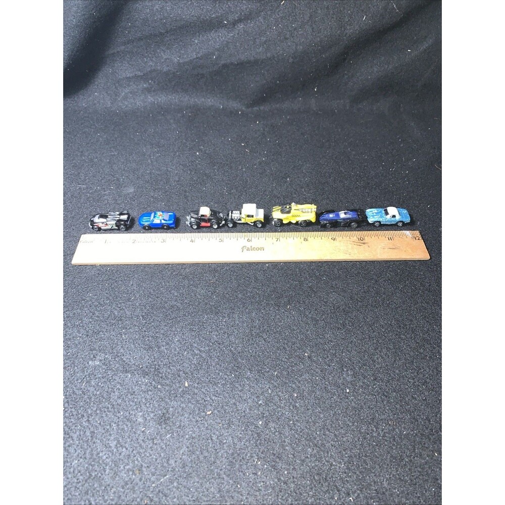 Mini Micro Machines Random Car Truck Lot Of 7 - Batmobile, Model T, Corvette,…